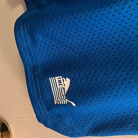 Puma x TMC Everyday Hussle Mesh Shorts “Blue” w/ White Drawstring - Picture 9 of 14